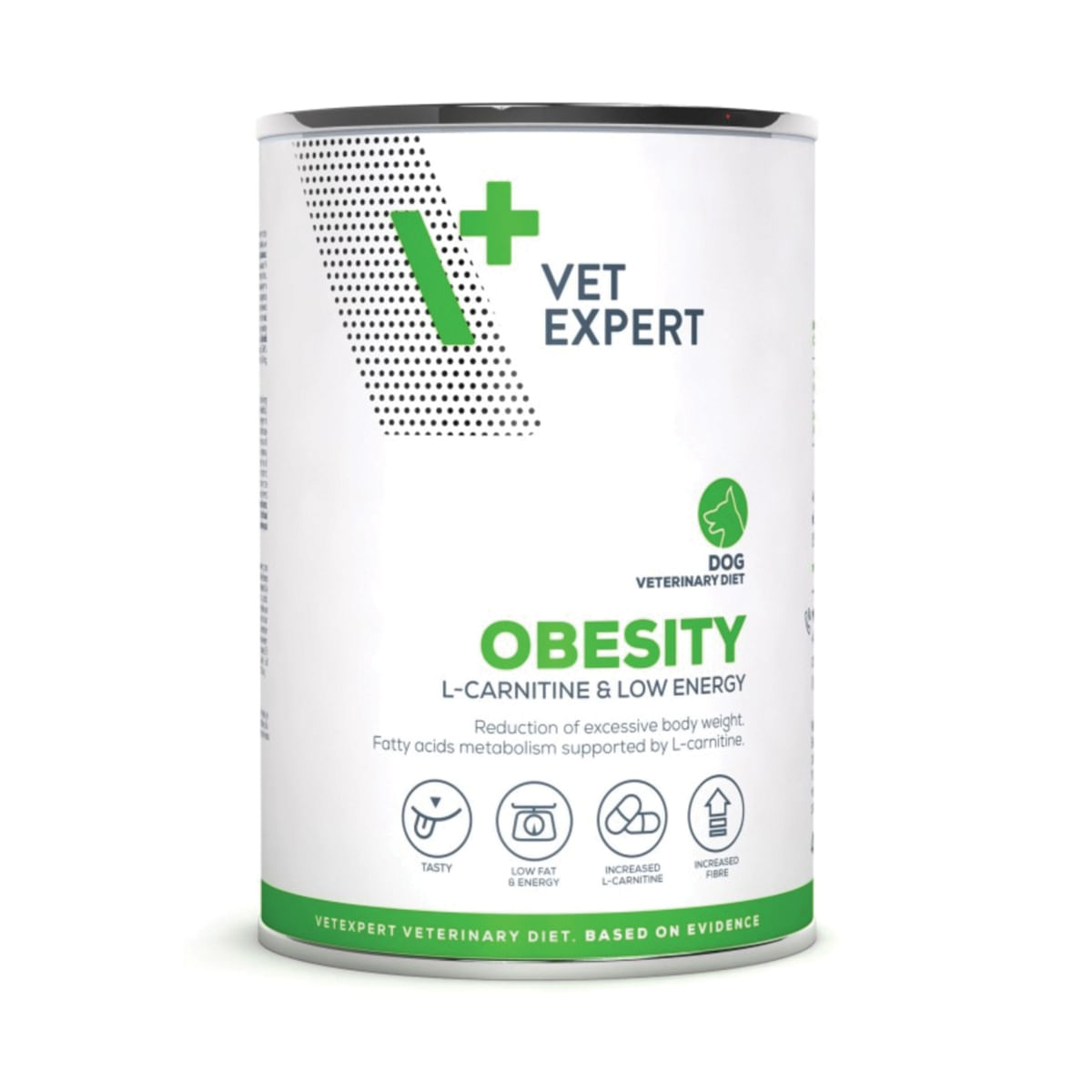 4T Veterinary Diet Obesity Dog Miel si Pui, 400 g - poza 1