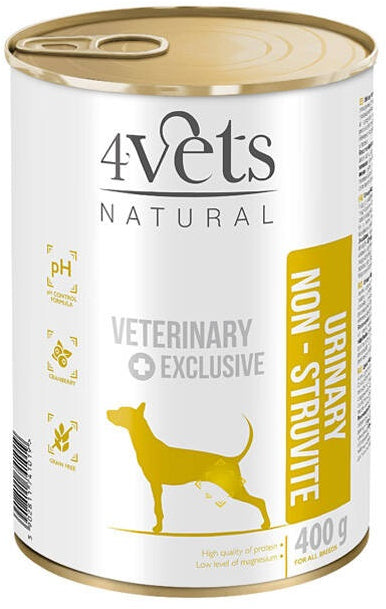 4VETS Natural Conservă pentru câini Urinary Non-Struvite 400g