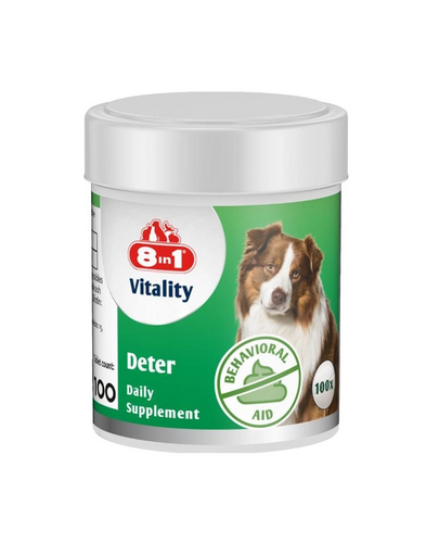 8IN1 Vitality Deter supliment anti-coprofagie câini 100 tablete