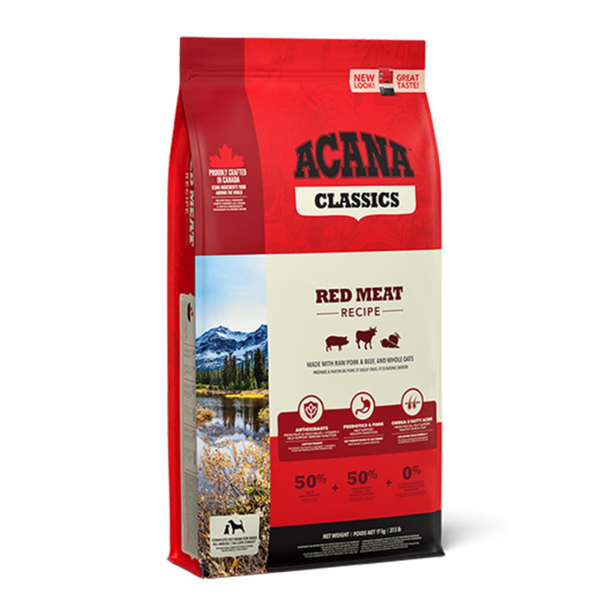 ACANA Classics Red, XS-XL, Vită și Porc, hrană uscată câini, 14.5kg - poza 2