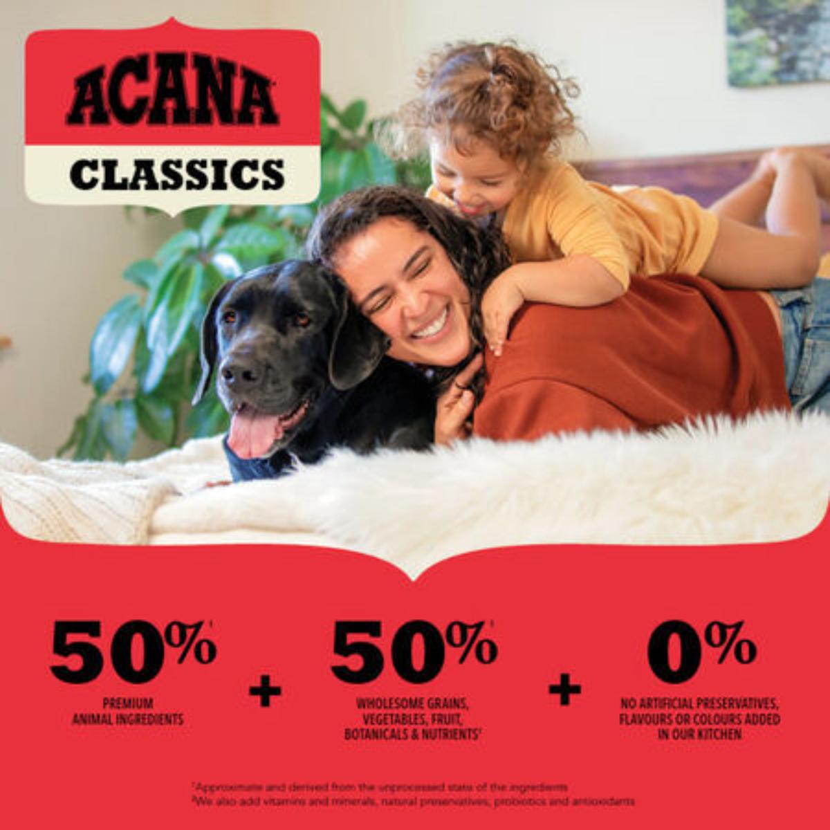 ACANA Classics Red, XS-XL, Vită și Porc, hrană uscată câini, 14.5kg - poza 5