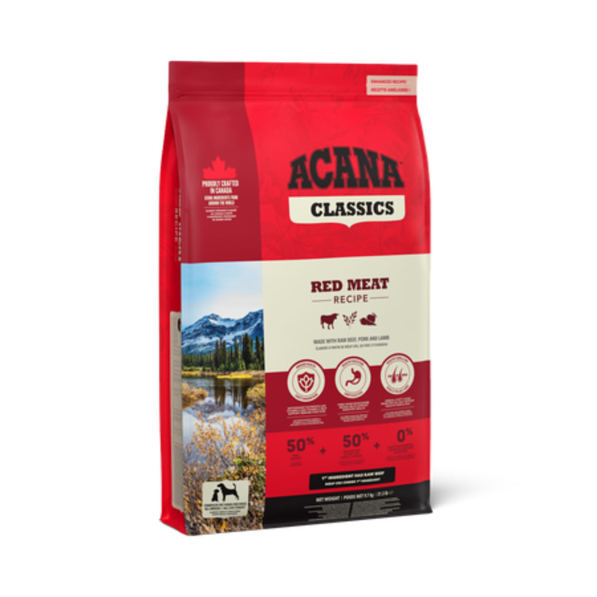 ACANA Classics Red, XS-XL, Vită și Porc, hrană uscată câini, 2kg - poza 2