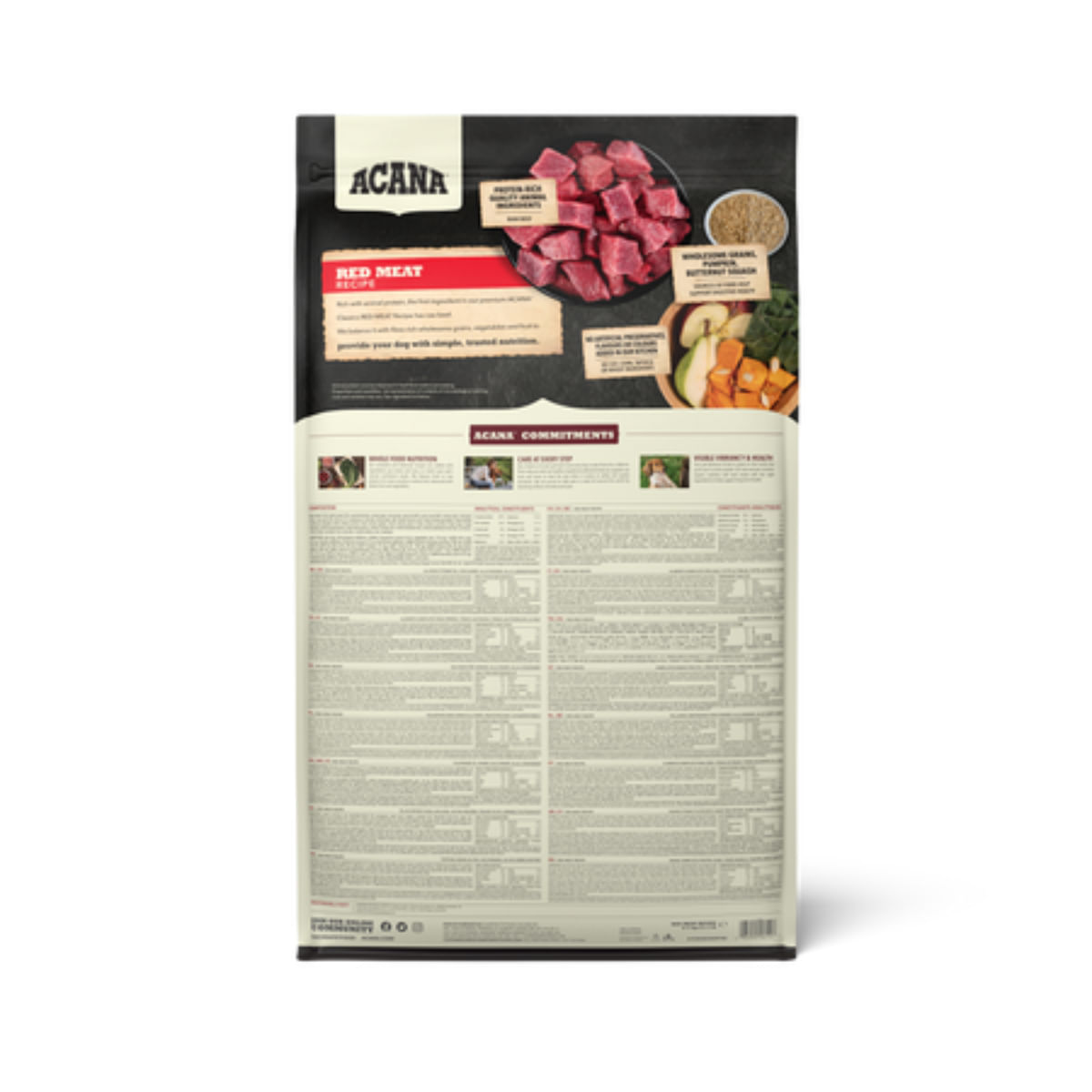 ACANA Classics Red, XS-XL, Vită și Porc, hrană uscată câini, 2kg - poza 3