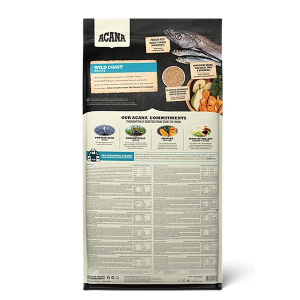 ACANA Classics Wild Coast, XS-XL, Somon și Hering, hrană uscată câini, 14.5kg - poza 3