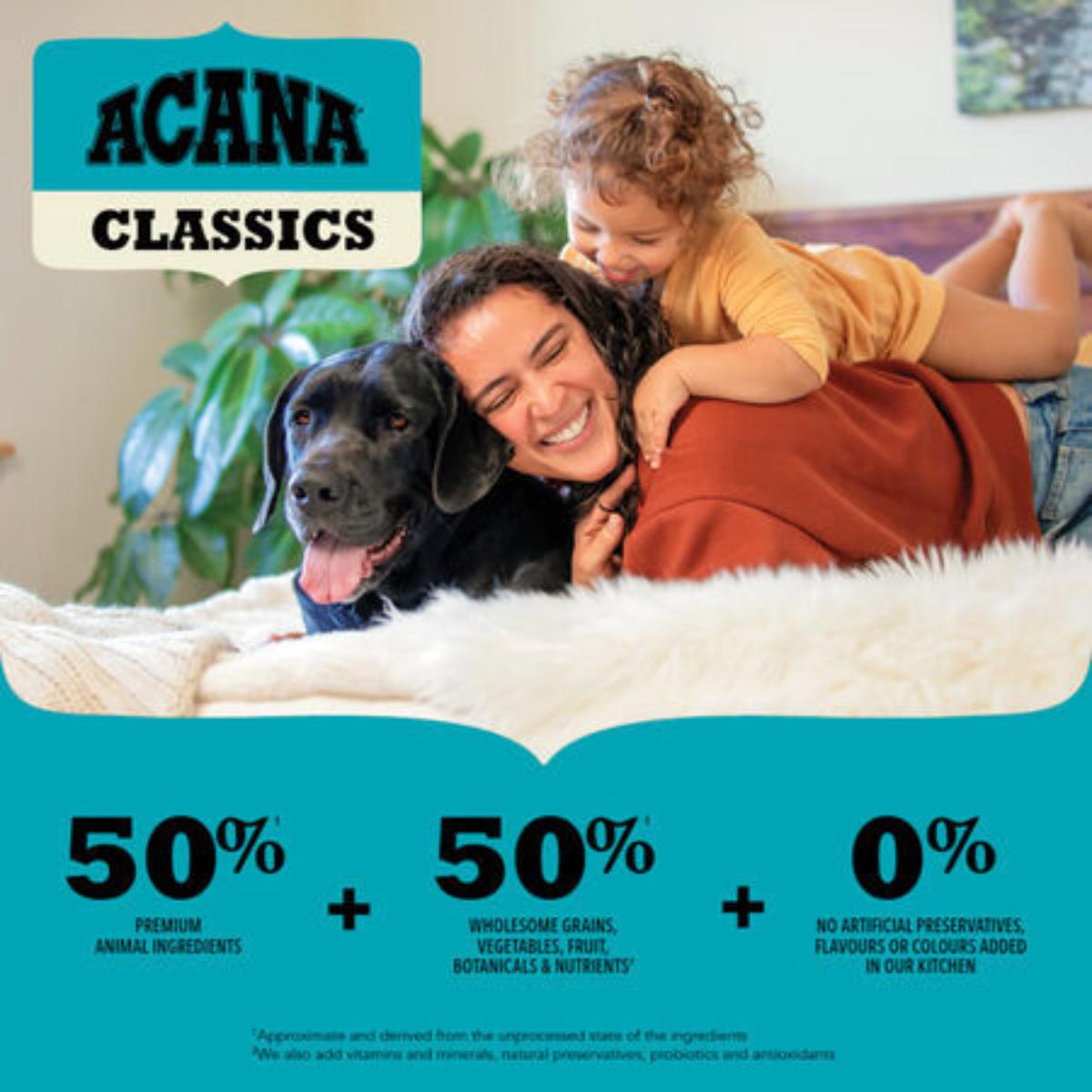 ACANA Classics Wild Coast, XS-XL, Somon și Hering, hrană uscată câini, 14.5kg - poza 5