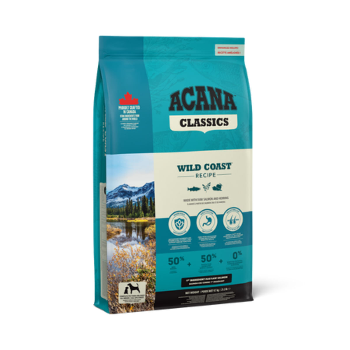 ACANA Classics Wild Coast, XS-XL, Somon și Hering, hrană uscată câini, 2kg - poza 2