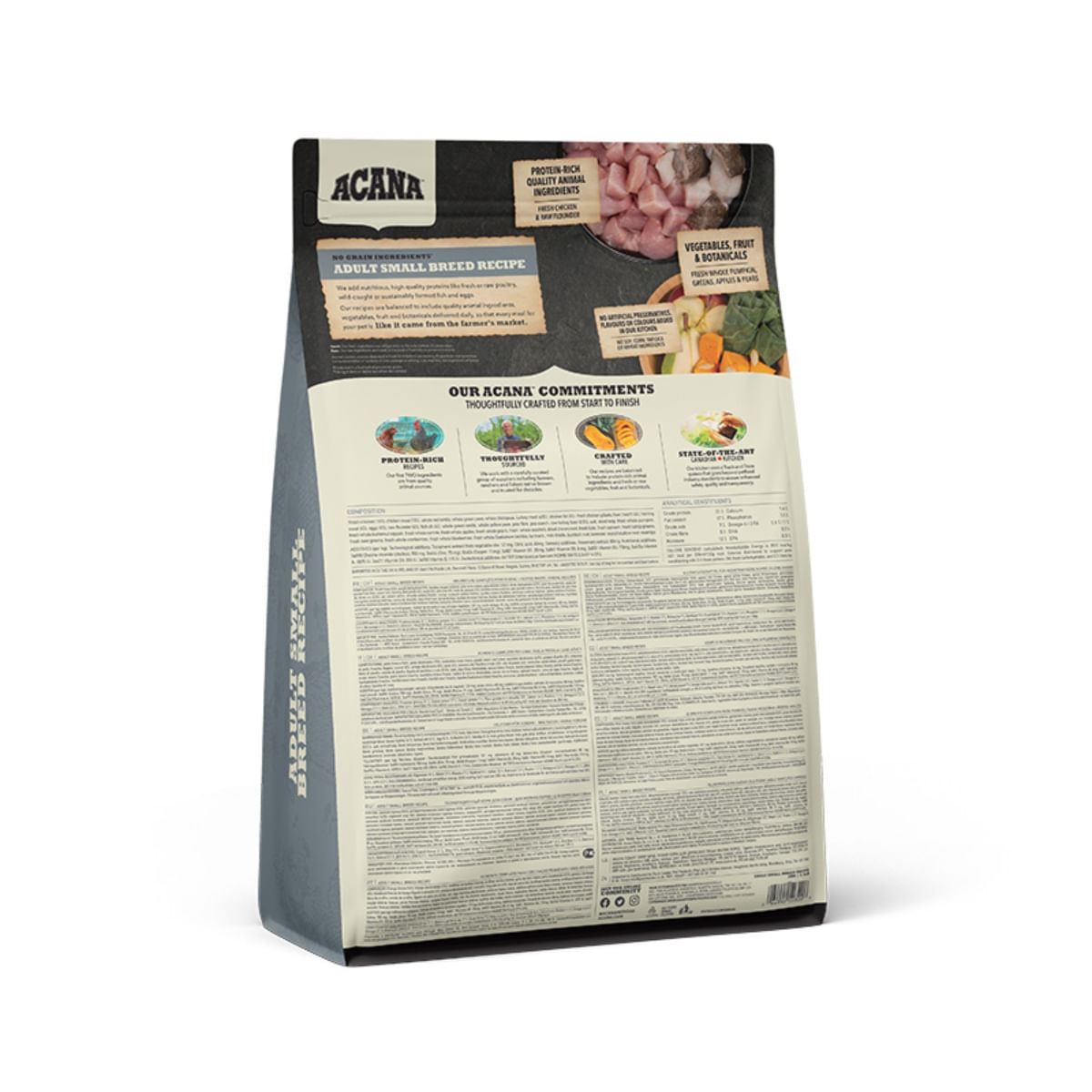 ACANA Dog Adult Small Breed, hrană uscată fără cereale câini ACANA Heritage Adult Small Breed, hrană uscată fără cereale câini, 2kg - poza 3
