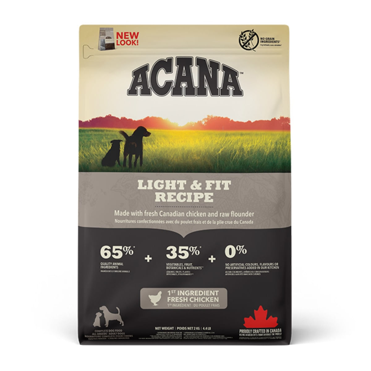 ACANA Dog Light & Fit, hrană uscată fără cereale câini, metabolism ACANA Heritage Light & Fit, hrană uscată fără cereale câini, managemetul greutății, 2kg - poza 3