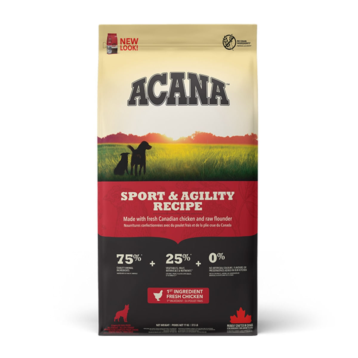ACANA Dog Sport & Agility, hrană uscată fără cereale câini ACANA Dog Sport&Agility, XS-XL, Pui, hrană uscată fără cereale câini, activitate intensă, 11.4kg - poza 1