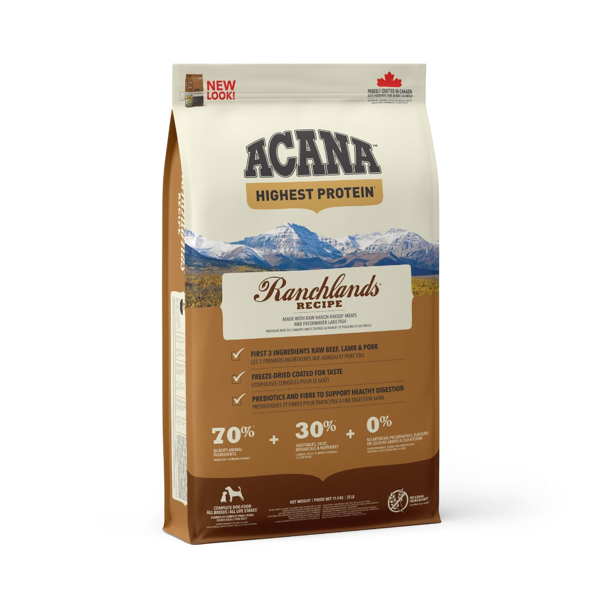 ACANA Highest Protein Ranchlands, hrană uscată fără cereale câini, 11.4kg - poza 1