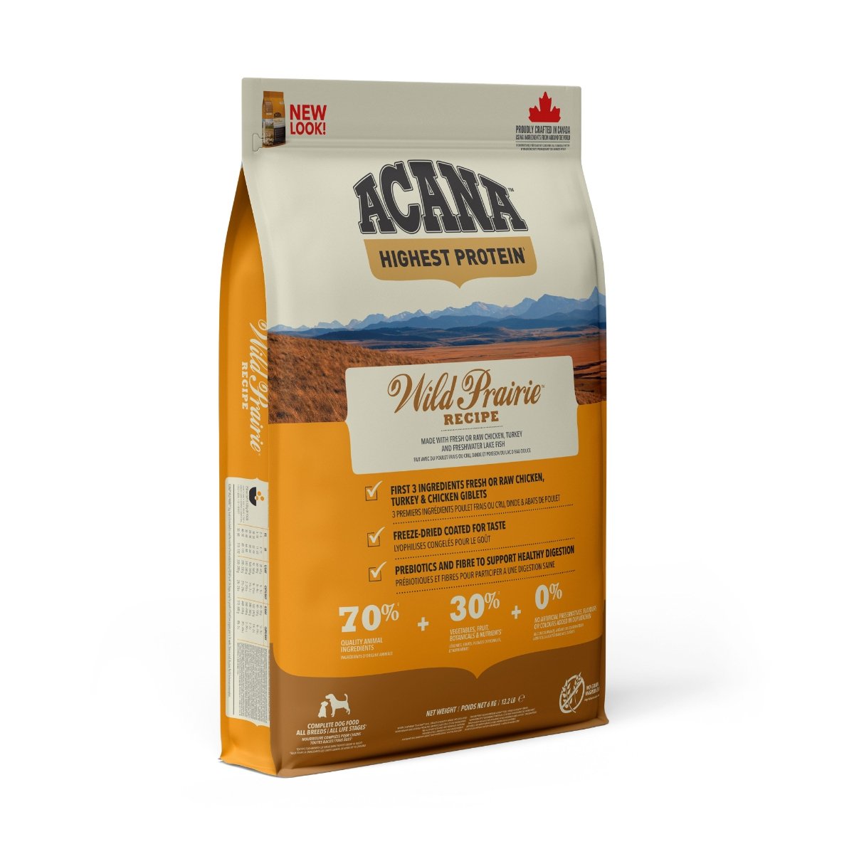 ACANA Highest Protein Wild Prairie, hrană uscată fără cereale câini, 11.4kg - poza 2