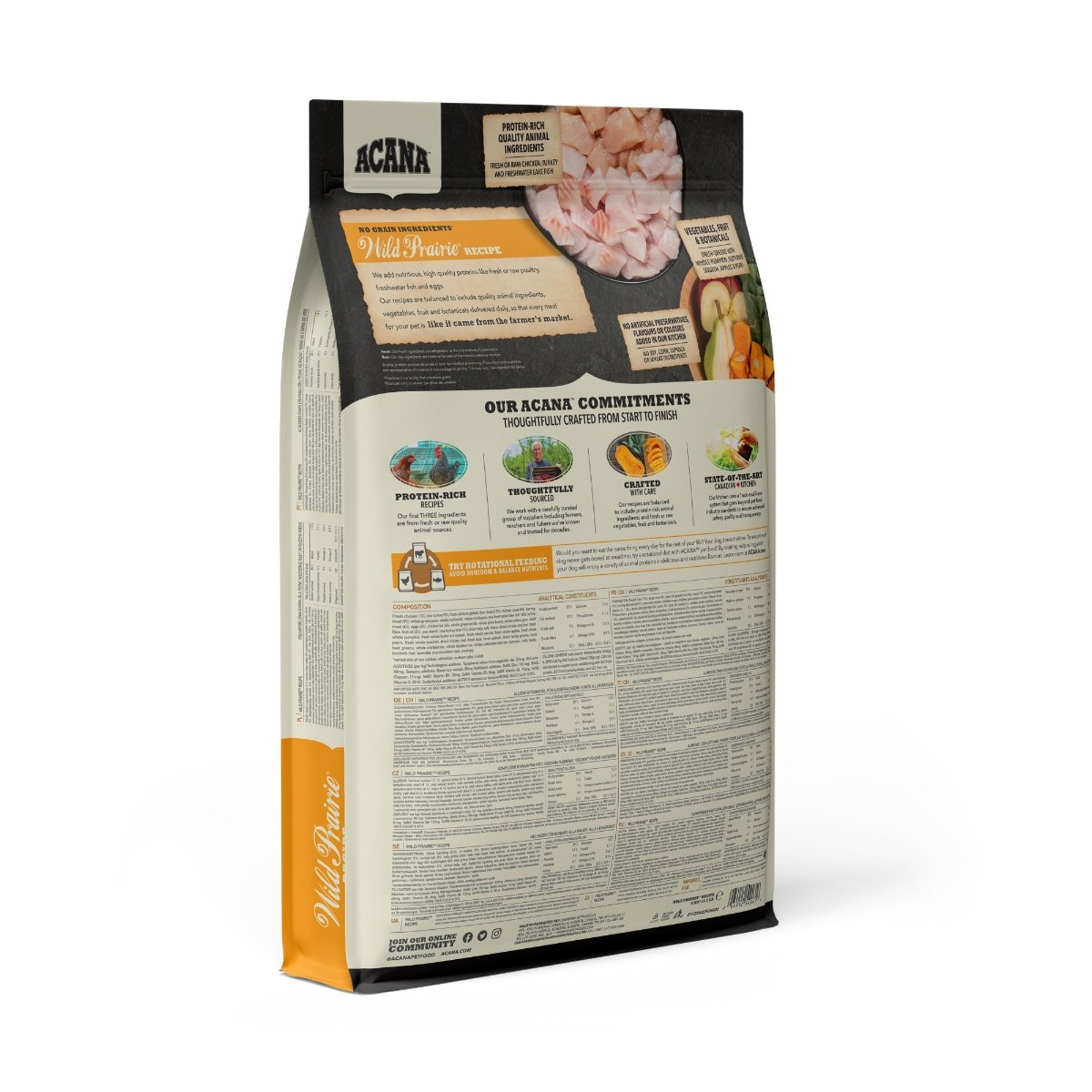 ACANA Highest Protein Wild Prairie, hrană uscată fără cereale câini, 11.4kg - poza 3