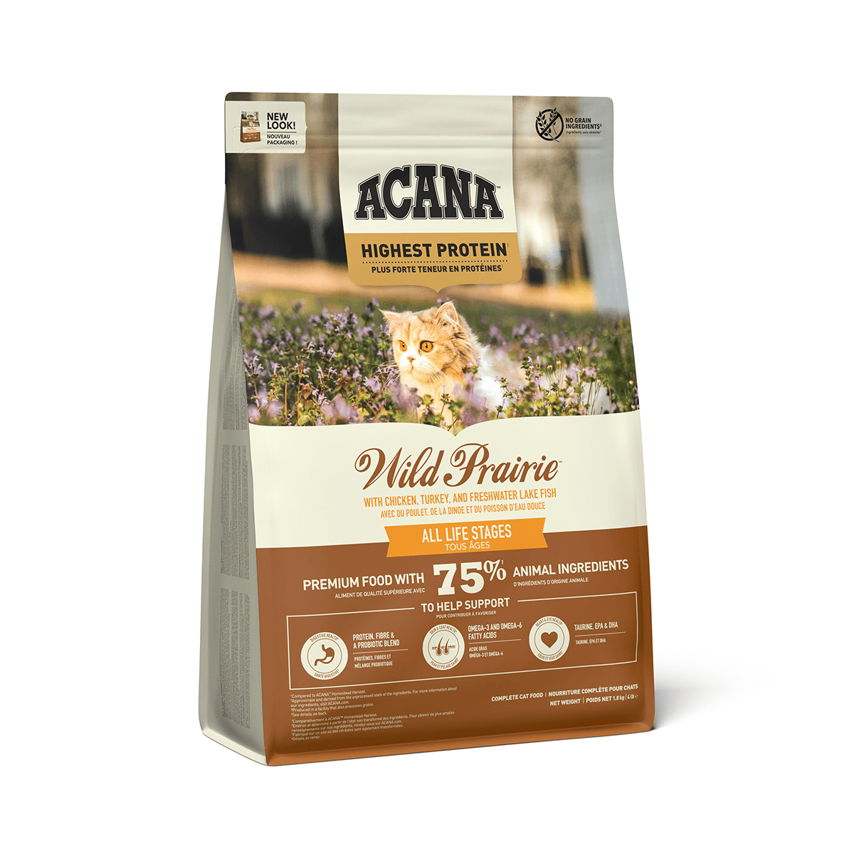 ACANA Highest Protein Wild Prairie, hrană uscată fără cereale pisici, 1.8kg - poza 1