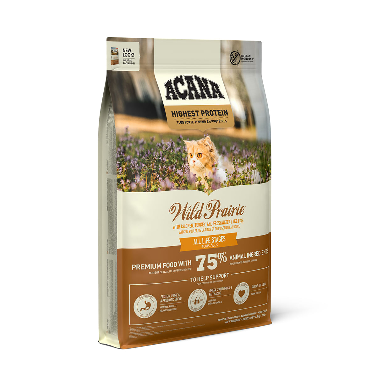 ACANA Highest Protein Wild Prairie, hrană uscată fără cereale pisici ACANA Regionals Wild Prairie, hrană uscată fără cereale pisici, 4.5kg - poza 1