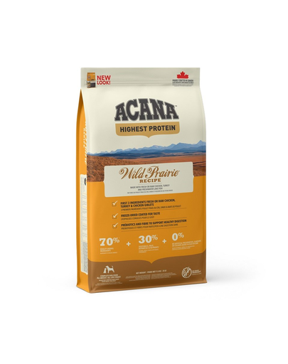 ACANA Wild Prairie Dog hrana uscata caini adulti 11.4 kg