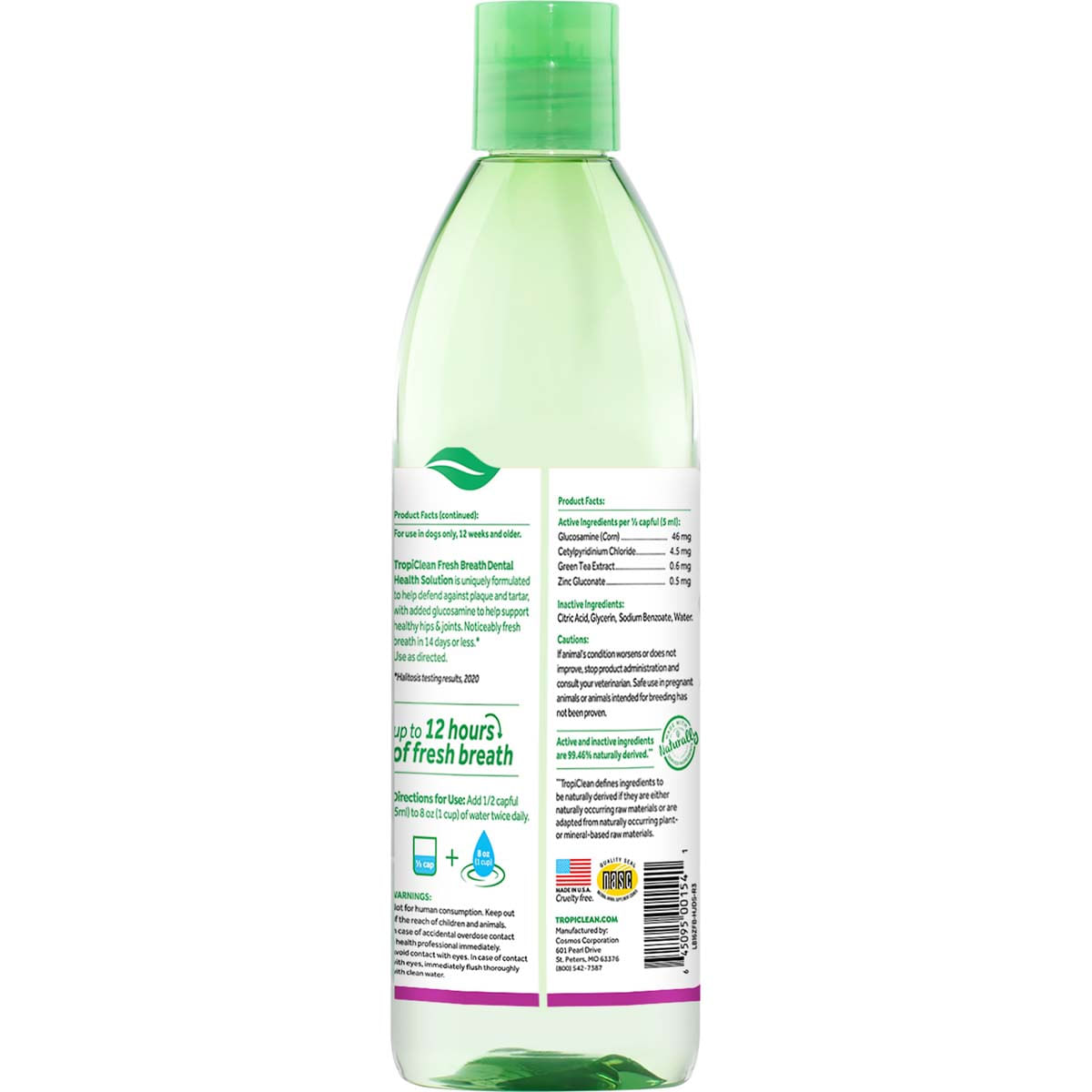 Aditiv Apa TropiClean Oral Care Plus Hip & Joint, 473 ml - poza 3