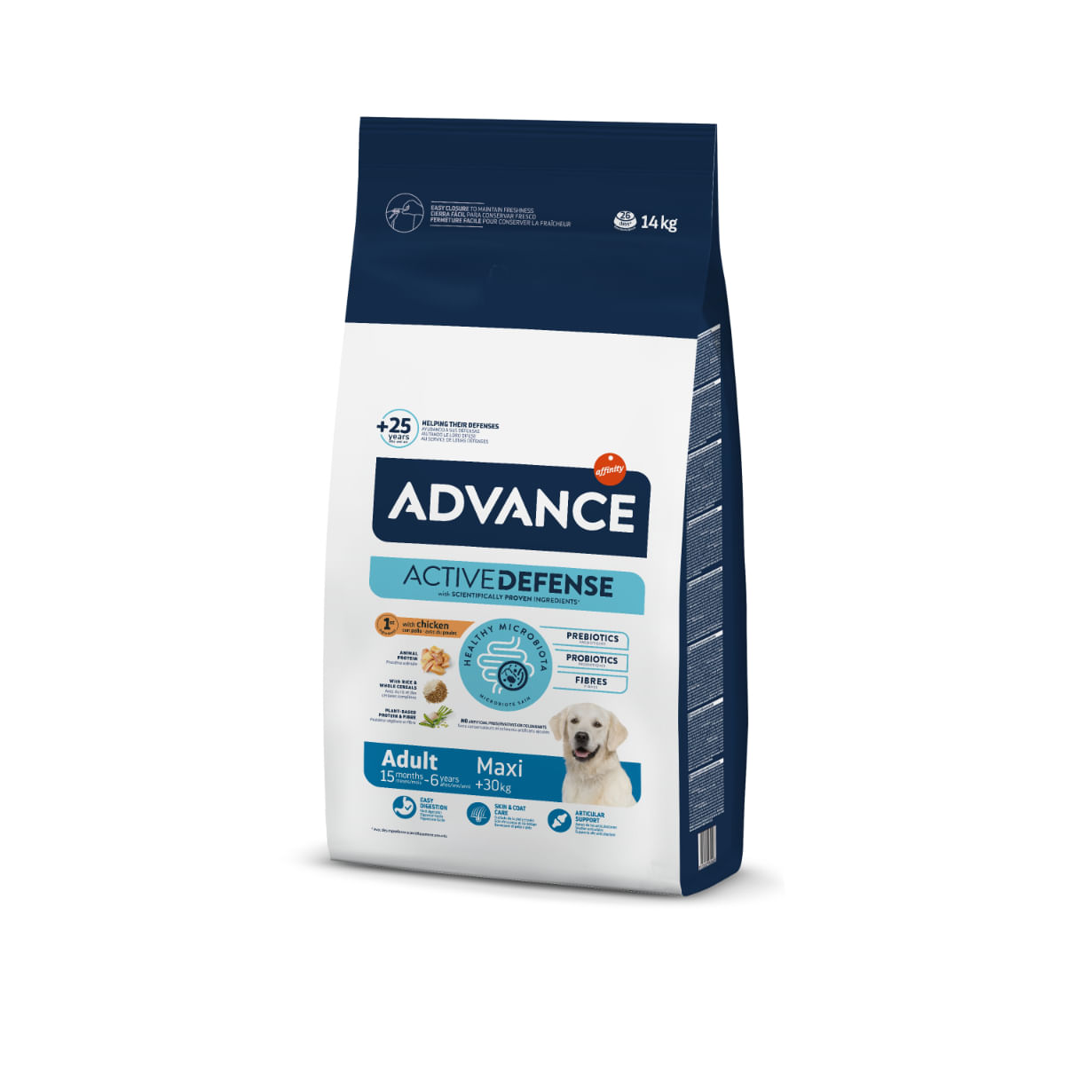 ADVANCE Adult Maxi, L-XL, Pui, hrană uscată câini, 14kg - poza 4