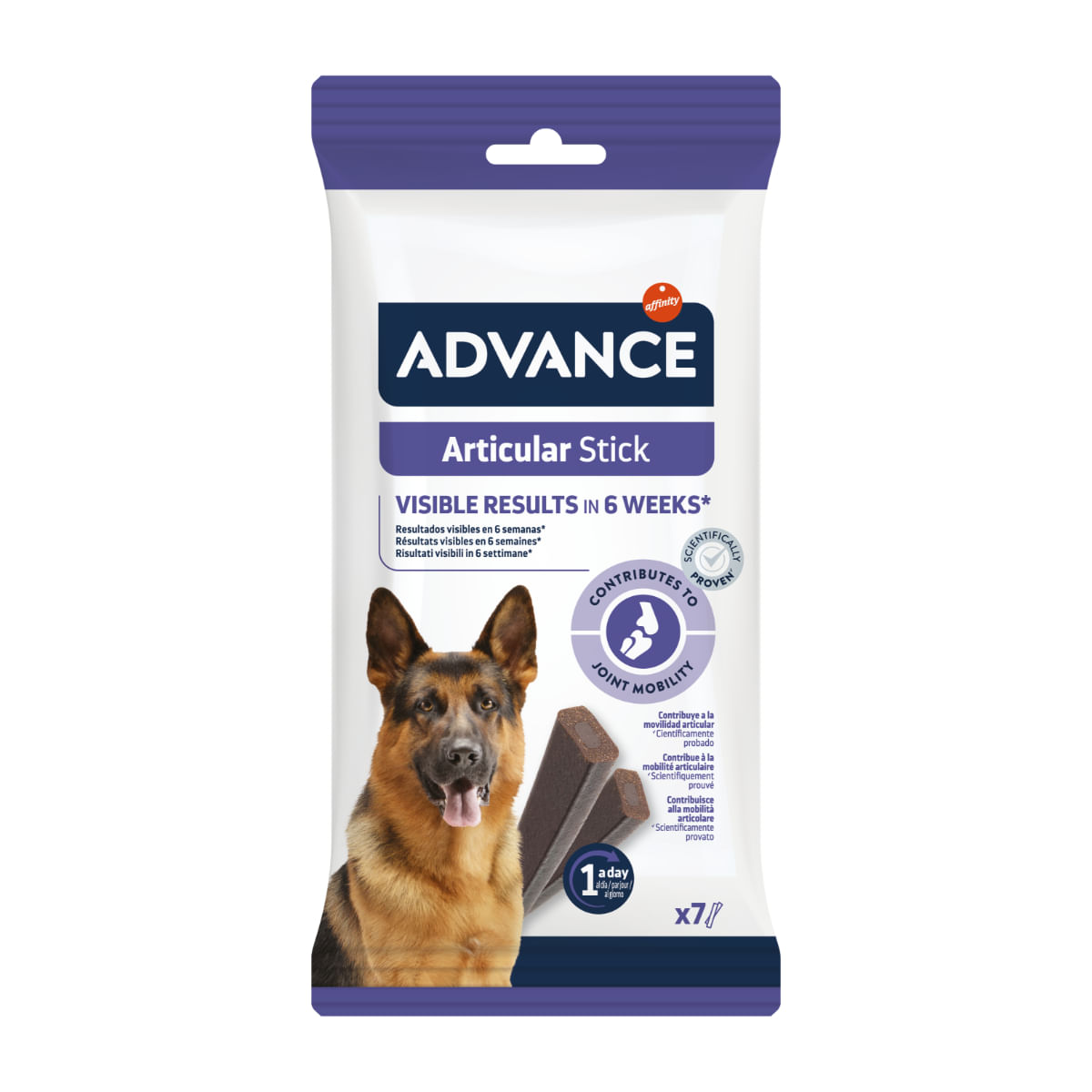 ADVANCE Articular Stick, M-XL, punguță recompense câini, sistem articular, 155g - poza 1