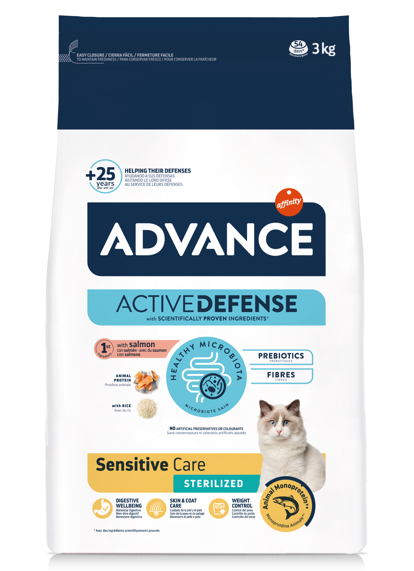 Advance Cat Adult Sterilized Somon 3 kg