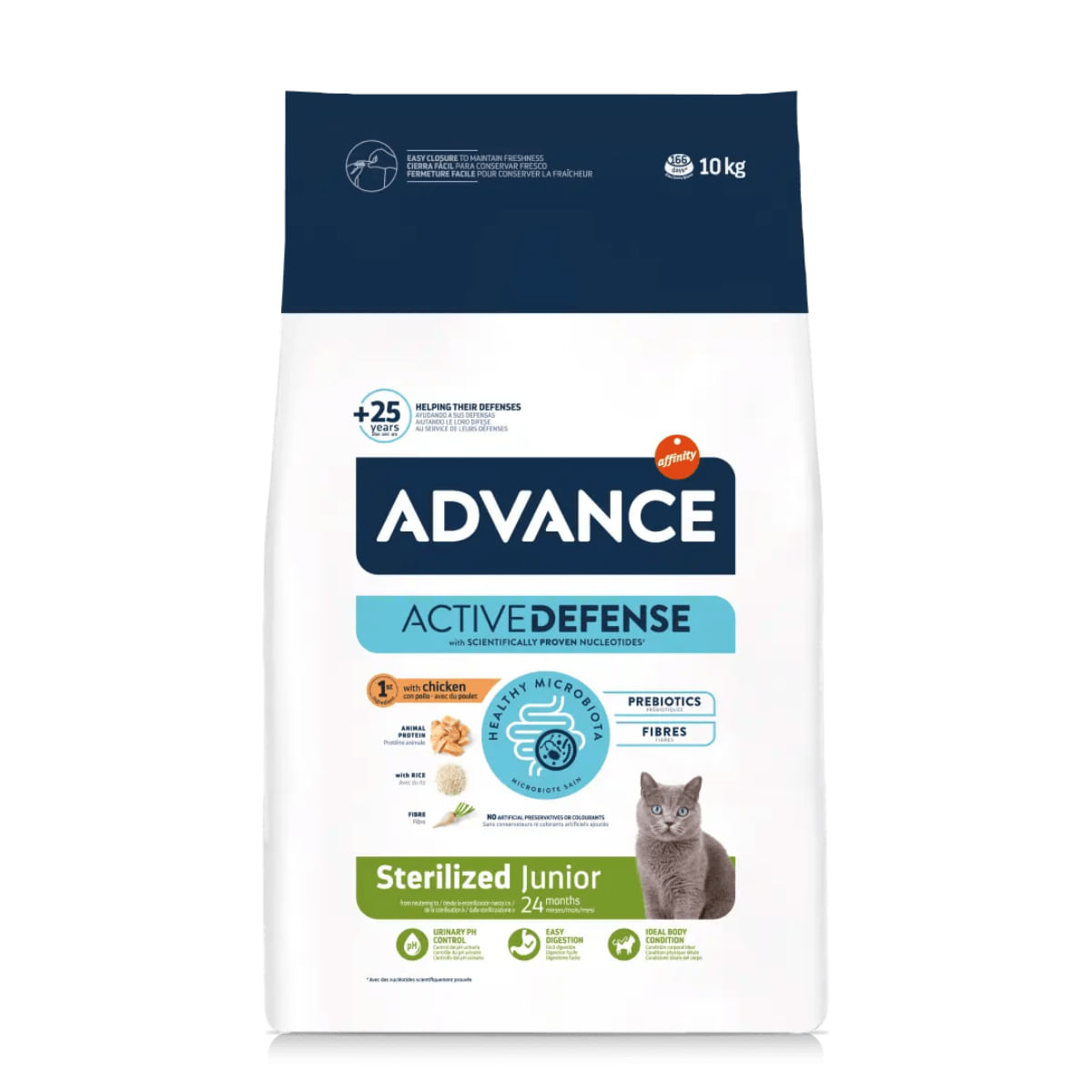 ADVANCE Junior Sterilised, Pui, hrană uscată pisici sterilizate junior, 10kg - poza 2