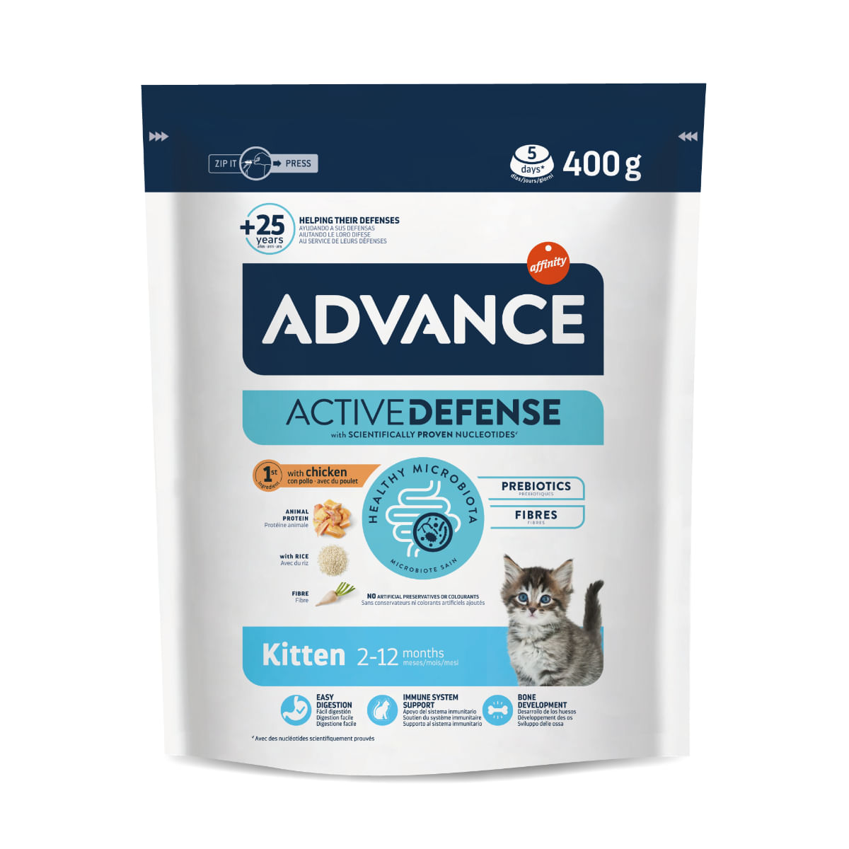 ADVANCE Kitten, Pui, hrană uscată pisici junior, 400g - poza 2