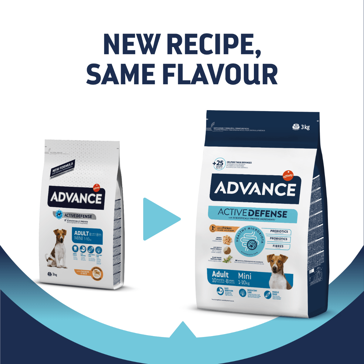 ADVANCE Mini Adult, XS-S, Pui, hrană uscată câini, 3kg - poza 2