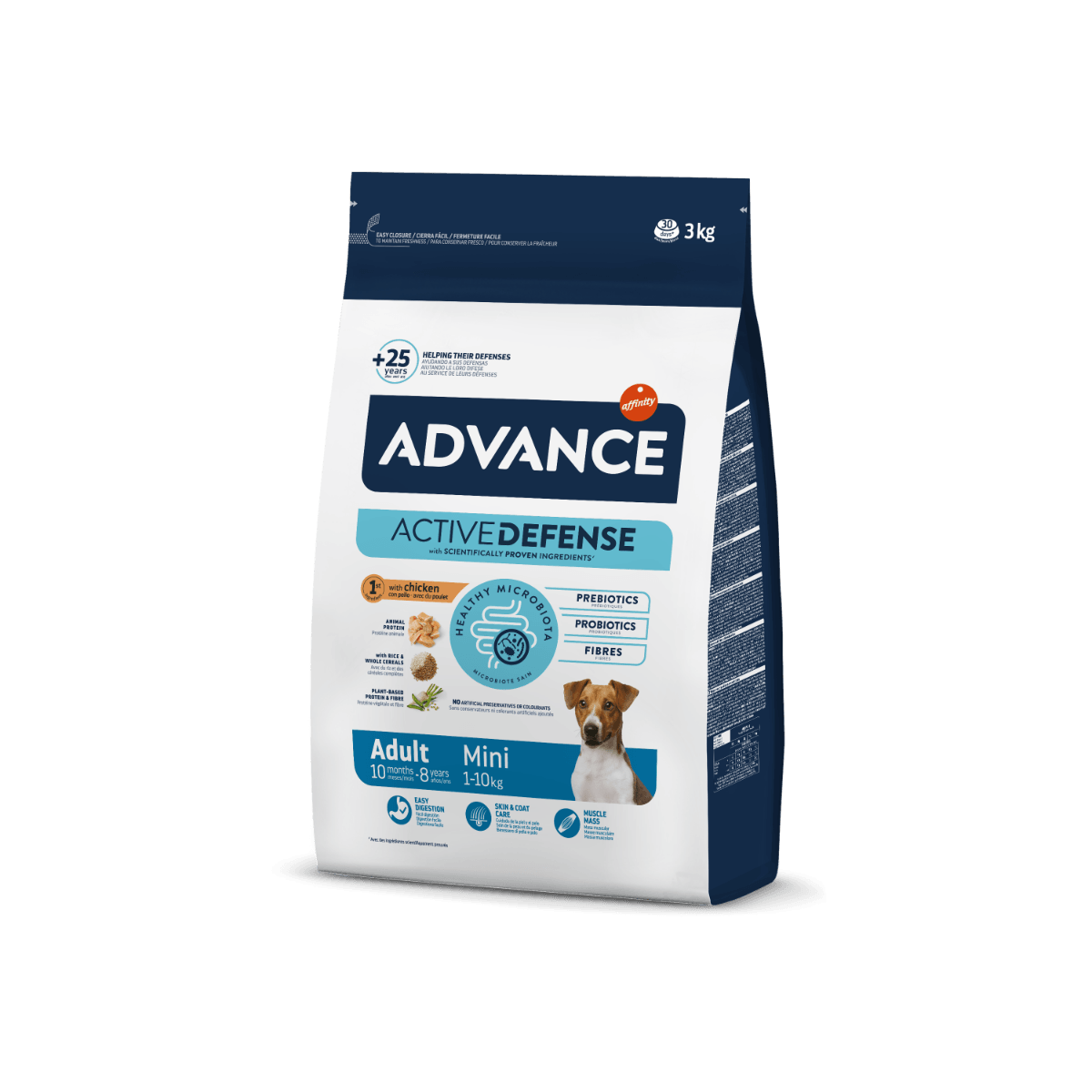 ADVANCE Mini Adult, XS-S, Pui, hrană uscată câini, 3kg - poza 3