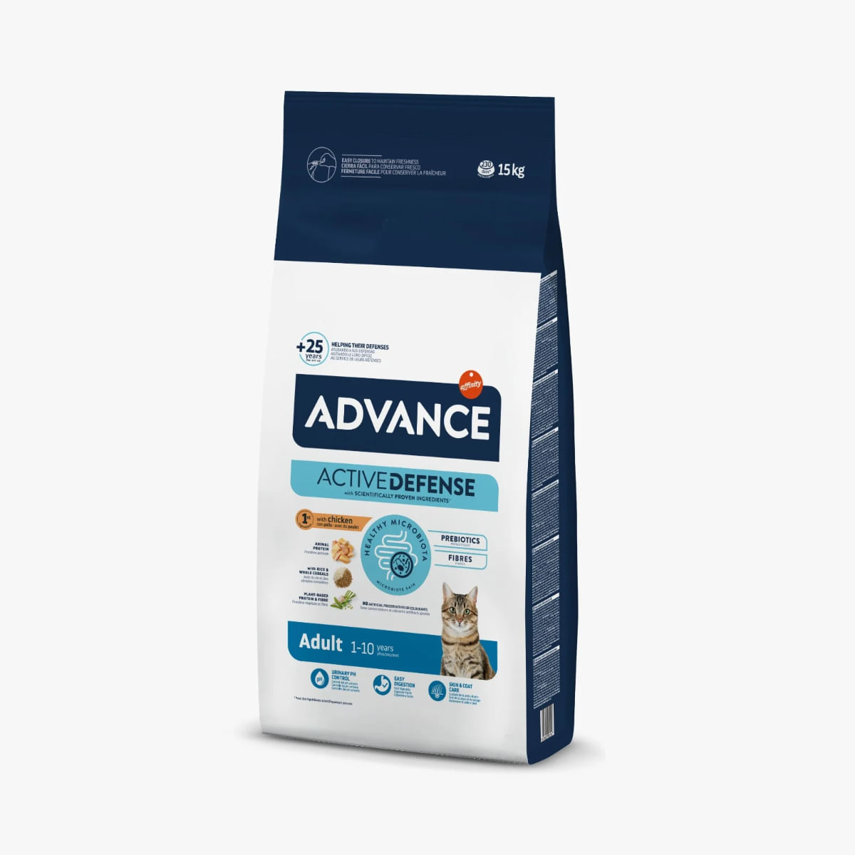ADVANCE, Pui, hrană uscată pisici, 15kg - poza 1