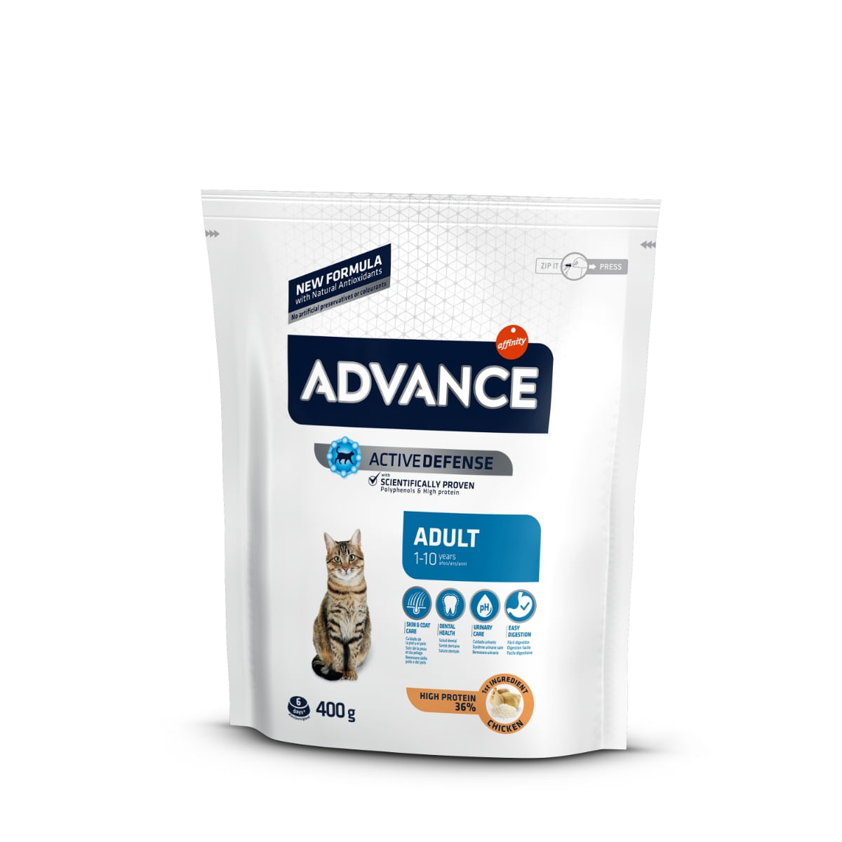 ADVANCE, Pui, hrană uscată pisici, 400g - poza 1