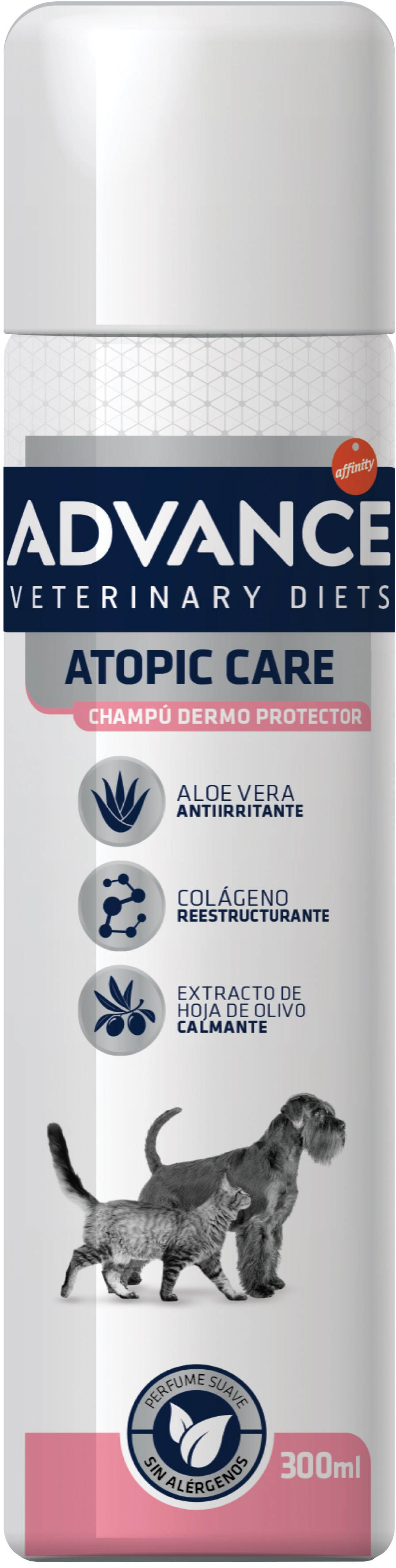 ADVANCE VD Şampon pentru câini şi pisici pentru piele atopică 300 ml