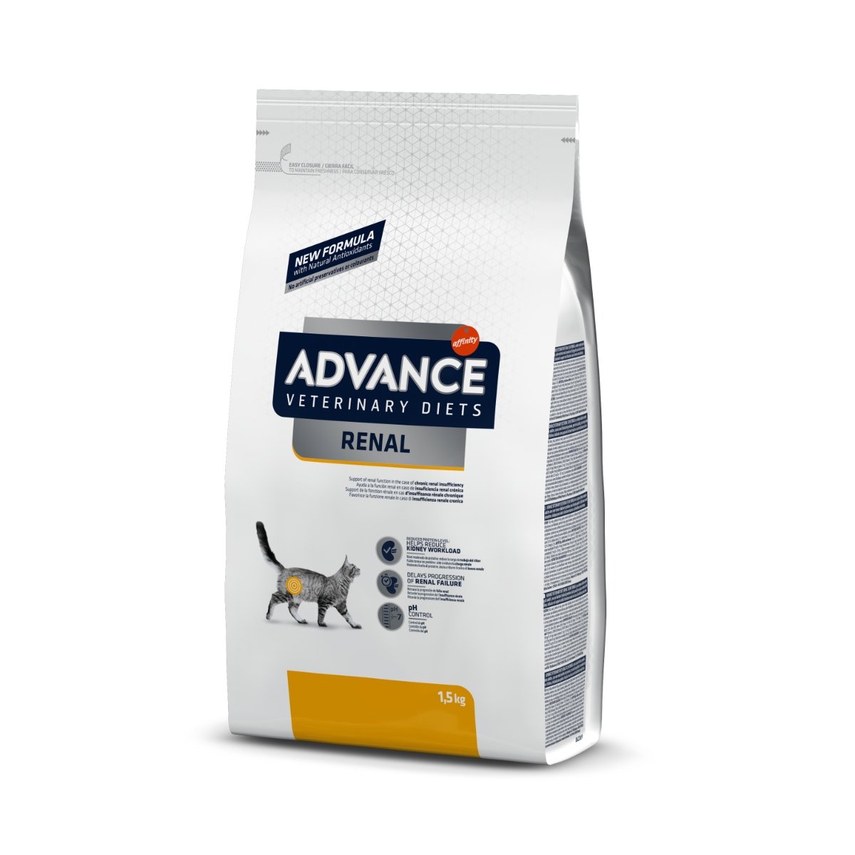 ADVANCE Veterinary Diets Cat Renal, dietă veterinară, hrană uscată pisici, afecțiuni renale cronice ADVANCE Veterinary Diets Renal, dietă veterinară pisici, hrană uscată, sistem renal, 1.5kg - poza 2