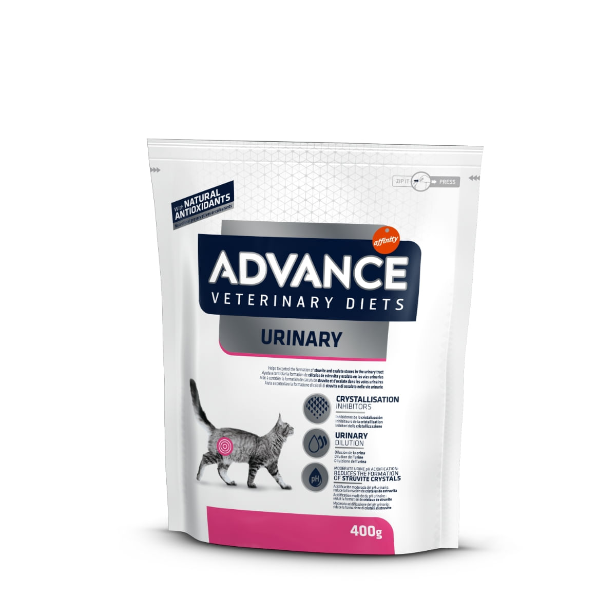 ADVANCE Veterinary Diets Cat Urinary, dietă veterinară, hrană uscată pisici, afecțiuni urinare ADVANCE Veterinary Diets Urinary, dietă veterinară pisici, hrană uscată, sistem urinar, 400g - poza 2
