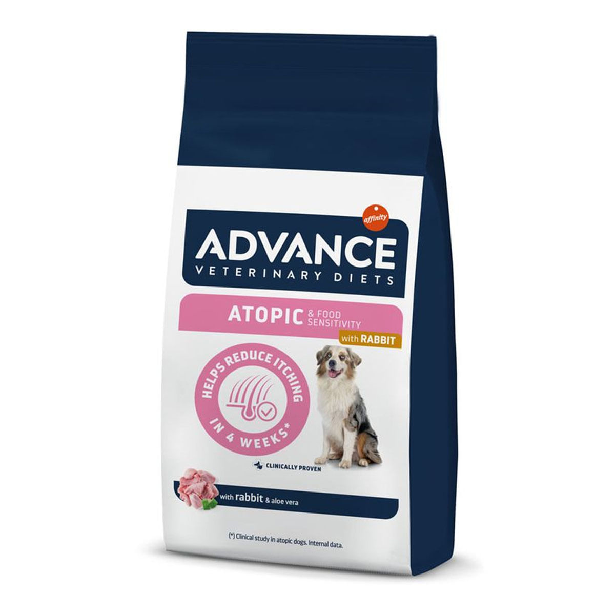 ADVANCE Veterinary Diets Dog Atopic Care, Iepure, dietă veterinară, hrană uscată câini, afecțiuni dermatologice ADVANCE Veterinary Diets Atopic, Iepure, dietă veterinară câini, hrană uscată, afecțiuni dermatologice, 3kg - poza 2
