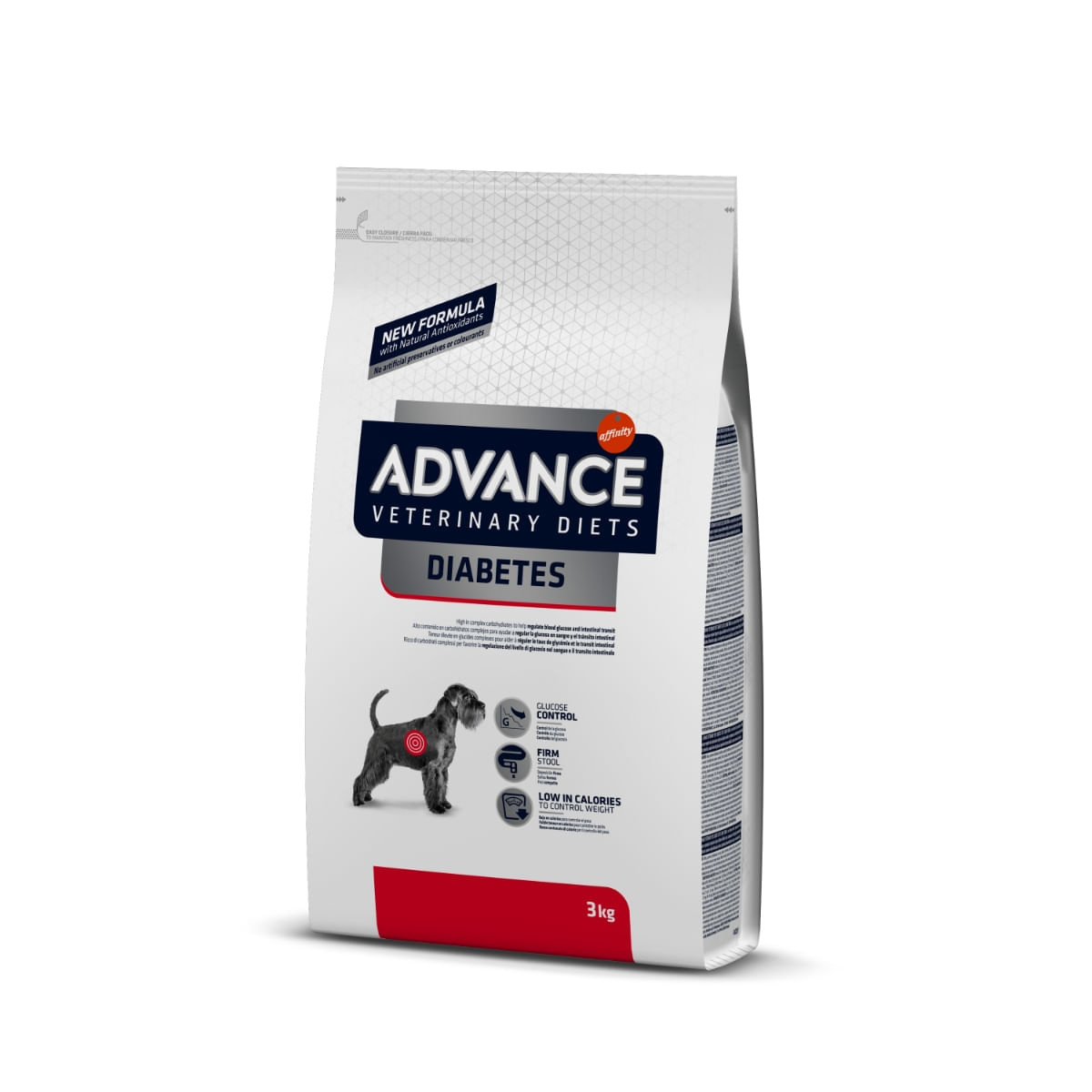 ADVANCE Veterinary Diets Dog Diabetes, dietă veterinară, hrană uscată câini, afecțiuni metabolice (diabet) ADVANCE Veterinary Diets Diabetes, dietă veterinară câini, hrană uscată, metabolism (obezitate si diabet),12kg - poza 1