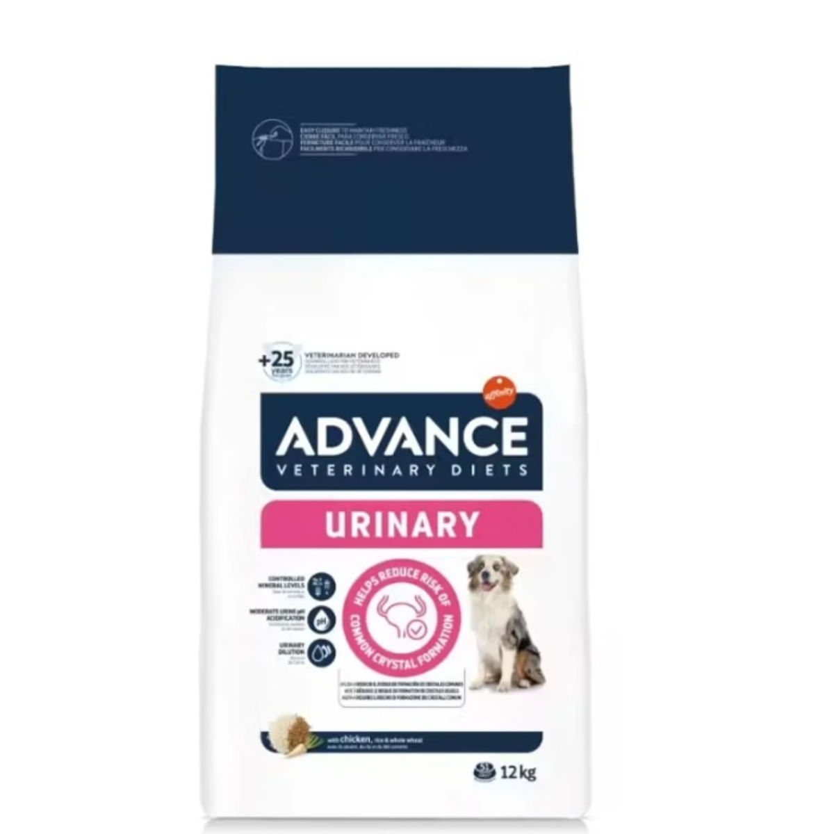 ADVANCE Veterinary Diets Dog Urinary, dietă veterinară, hrană uscată câini, afecțiuni urinare ADVANCE Veterinary Diets Urinary, dietă veterinară câini, hrană uscată, sistem urinar,12kg - poza 2