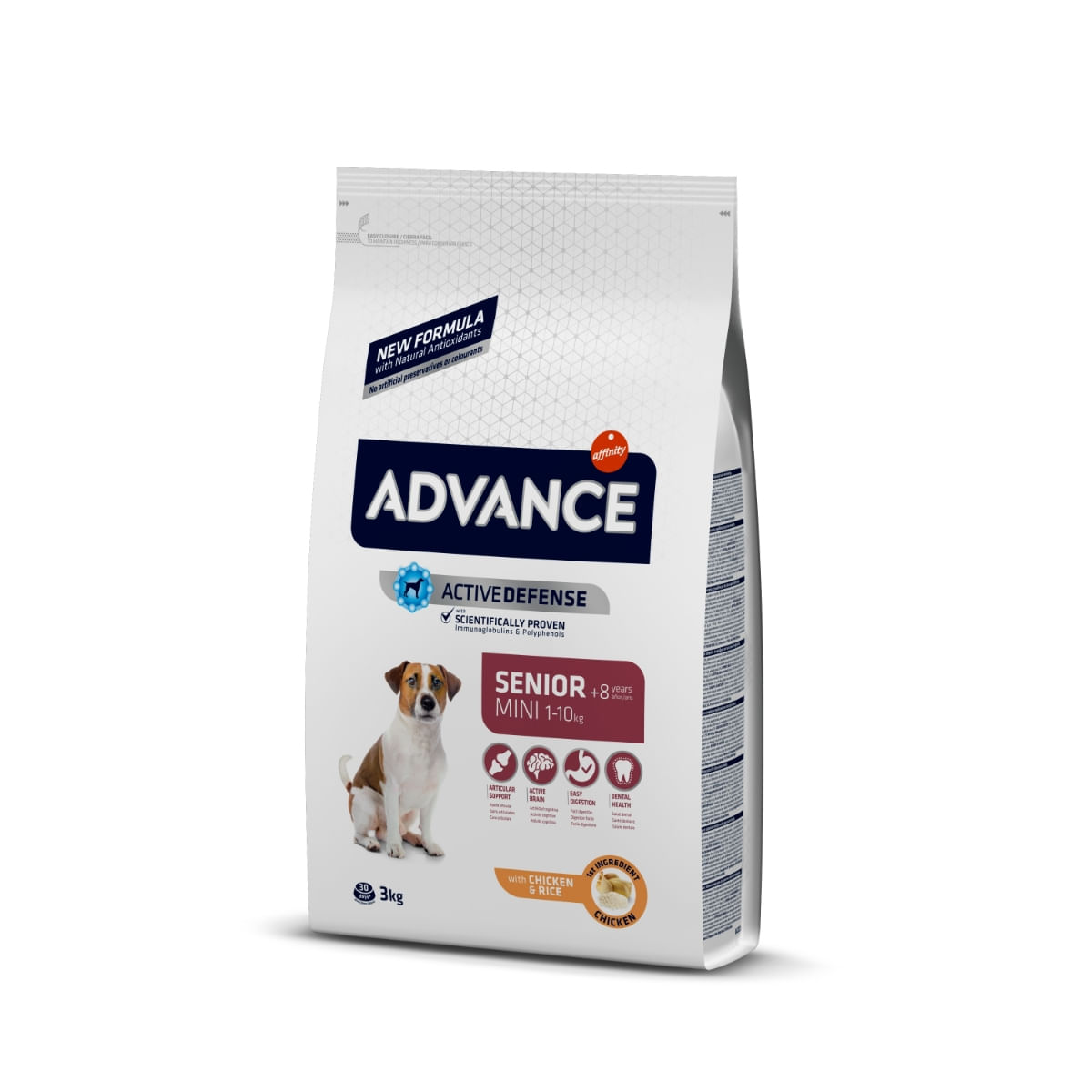 ADVANCE Vitality +7 Mini, XS-S, Pui, hrană uscată câini senior, 3kg - poza 2