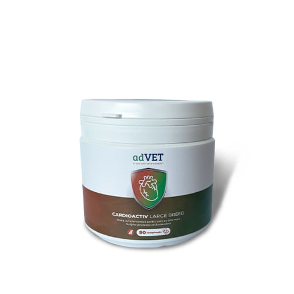 ADVET CardioActiv Large Breed, supliment sistem cardio-vascular câini, comprimate ADVET CardioActiv Large Breed, L-XL, supliment sistem cardio-vascular câini, cutie, 90 comprimate - poza 2