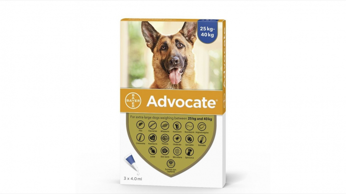 Advocate 400 Caine ( 25 kg), 3 pipete