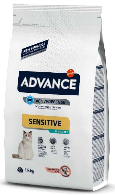 AFFINITY ADVANCE Sterilized Sensitive - Hrană pentru pisici, Somon şi orz