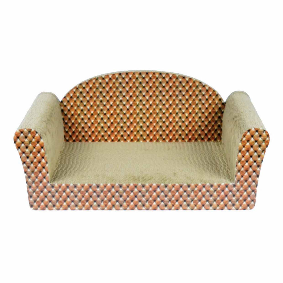 AGILITY Canapea, scratcher pisici, carton, multicolor, 49.53x26.67x17.78cm - poza 2