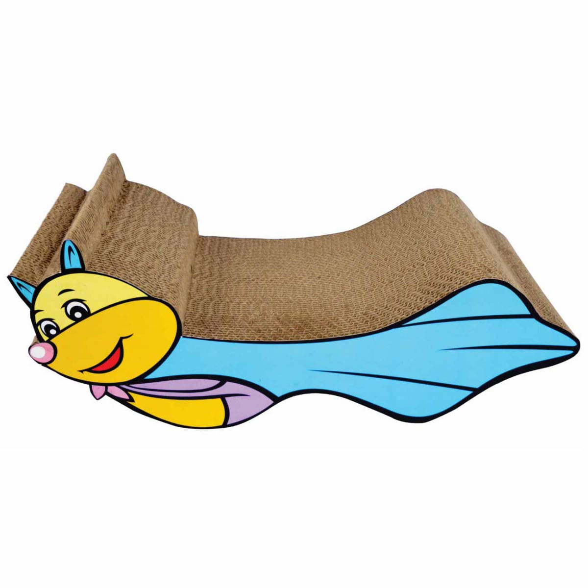 AGILITY Iepure, scratcher pisici, carton, multicolor, 46.35x21.59x18.09cm - poza 1