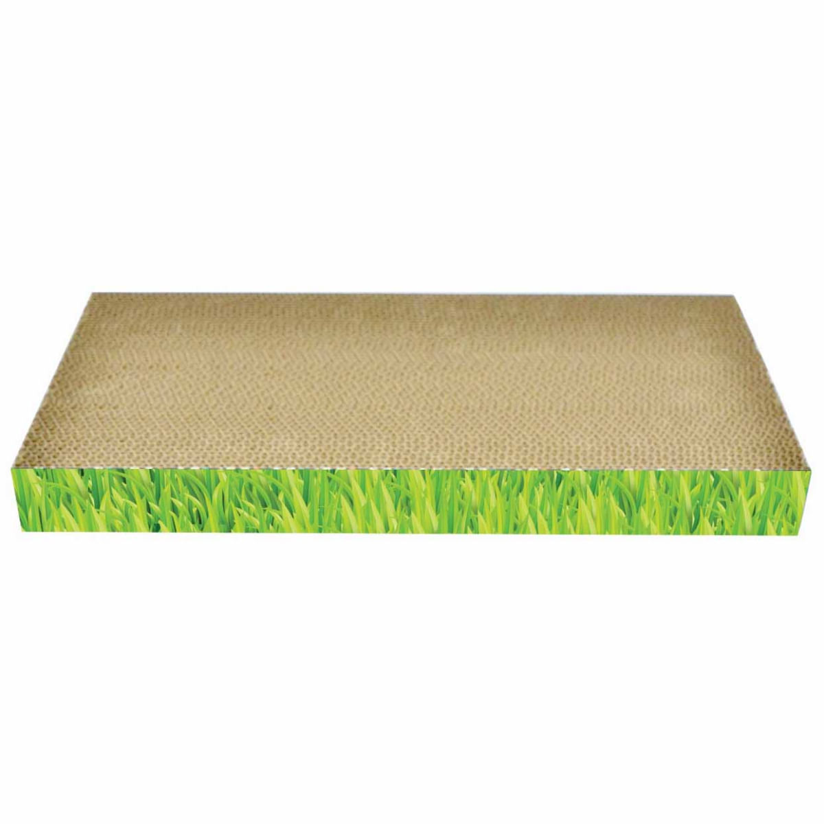 AGILITY Placa 1, scratcher pisici, carton, verde, 48.26x22.86x5.08cm - poza 2