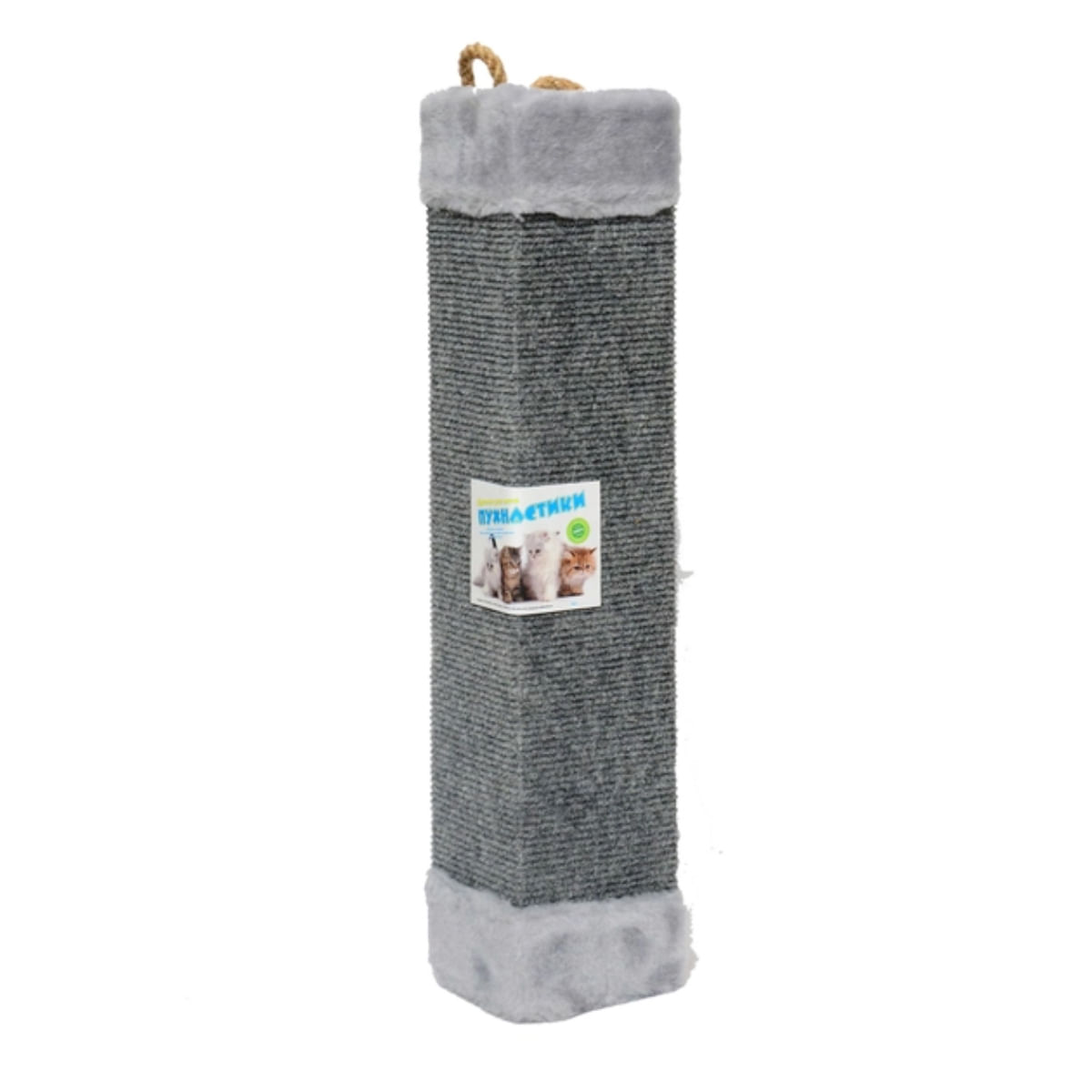 AGILITY, suport de zgâriat pisici, sisal, sistem prindere, gri, 50cm - poza 1