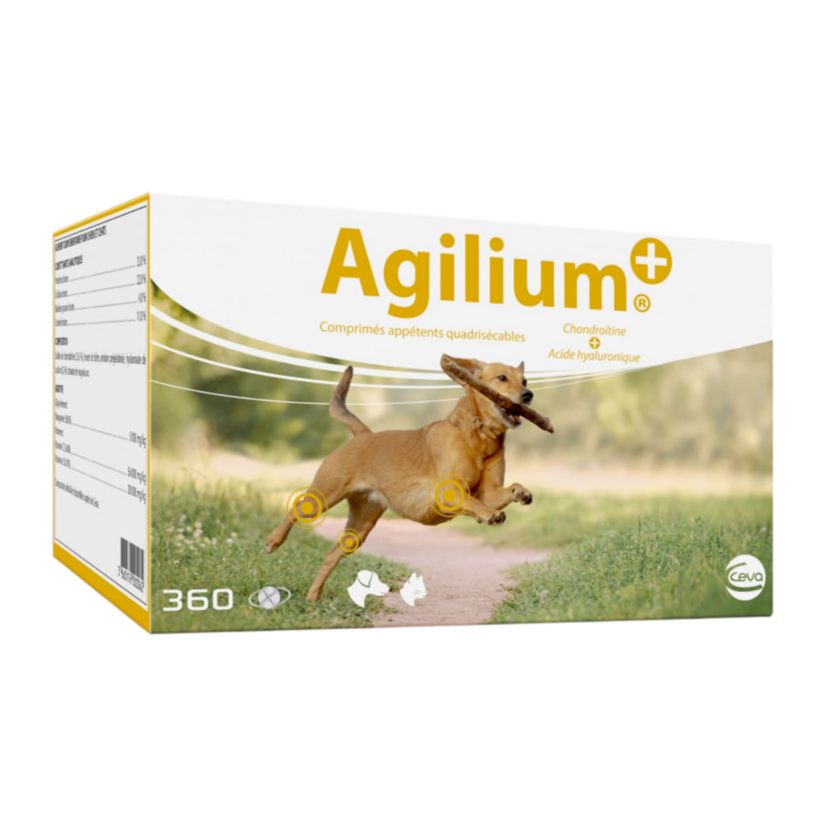 AGILIUM Plus, supliment sistem articular câini, comprimate AGILIUM Plus, XS-XL, supliment sistem articular câini și pisici, cutie, 360 comprimate - poza 2