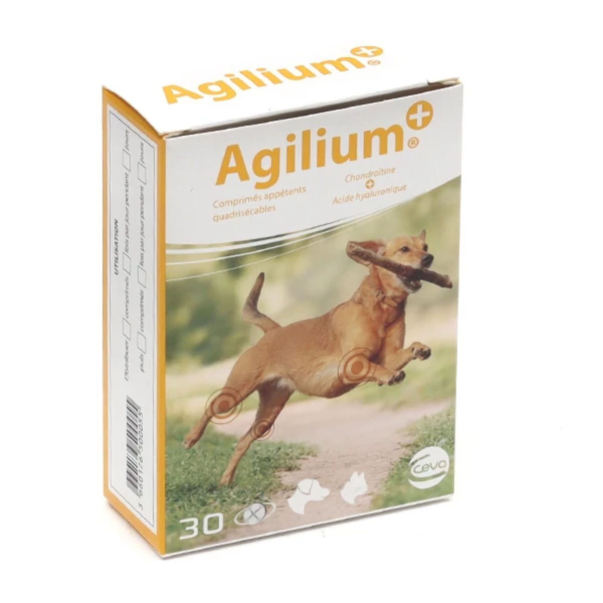AGILIUM Plus, supliment sistem articular câini, comprimate AGILIUM Plus, XS-XL, supliment sistem articular câini și pisici, cutie, 30 comprimate - poza 1