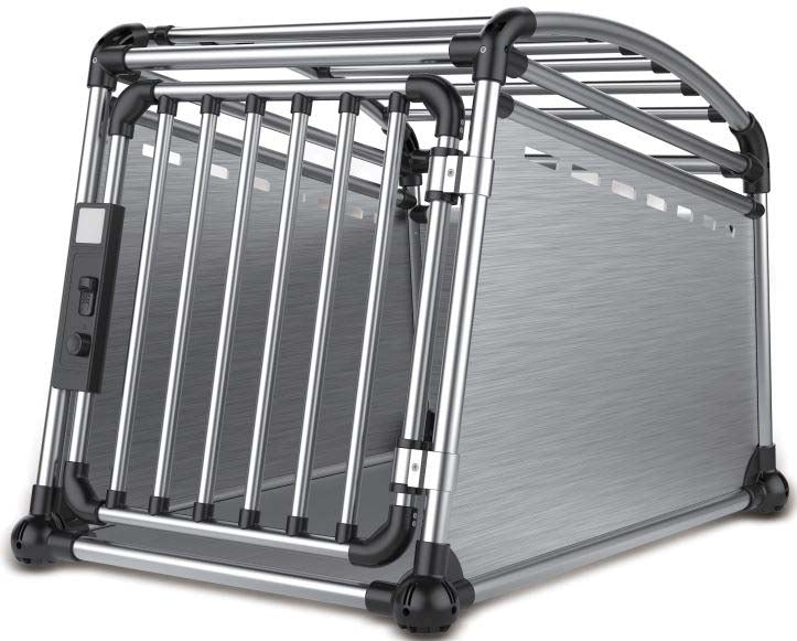 ALL FOR PAWS Cuşcă de transport Travel Dog, aluminiu, L - 63x88x68cm