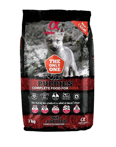 ALPHA SPIRIT Mancare uscata si moale pentru catei 3 kg