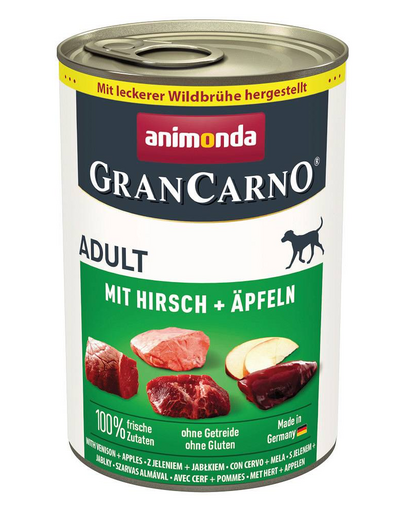 ANIMONDA GranCarno Adult Hrana umeda cu vanat si mar, caini adulti 6x400 g