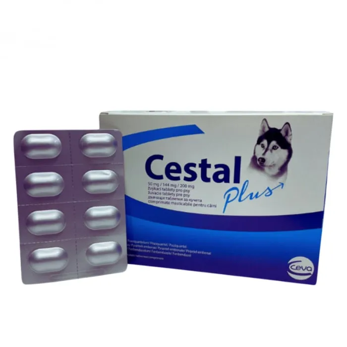 Antiparazitar intern pentru caini Cestal 1 tab folie