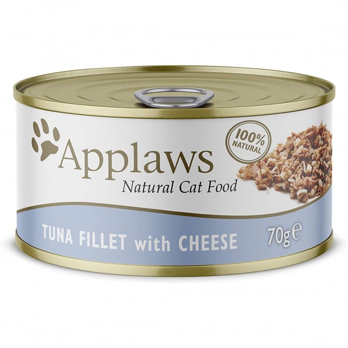 Applaws, conserva hrana umeda pisici cu ton si branza, (in supa), 156g
